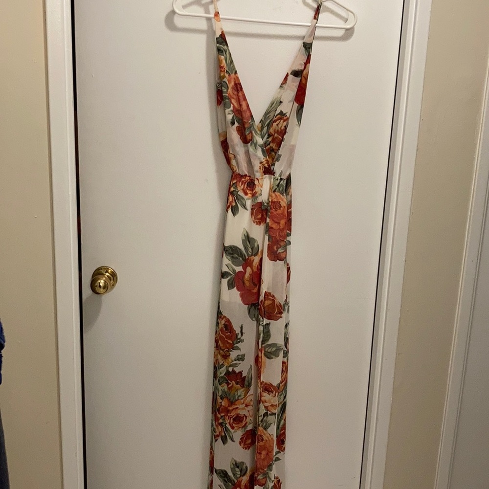 Forever 21 Floral Maxi Dress (Shorts underneath)